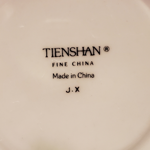 COPY - Vtg Cup/Saucer Deck The Halls (Verge) By Tienshan - Picture 3 of 12